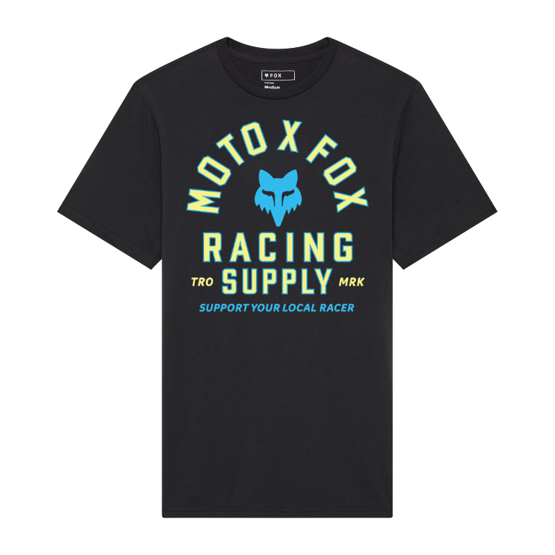 CAMISETA FOX LOCAL RACER SS PREMIUM [NEGRO]