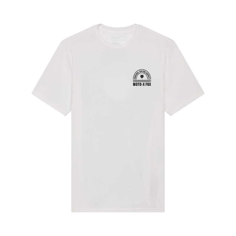 CAMISETA FOX FINISH LINE SS PREMIUM [BLANCO] (PARA NIÑOS)