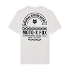 CAMISETA FOX FINISH LINE SS PREMIUM [BLANCO] (PARA NIÑOS)
