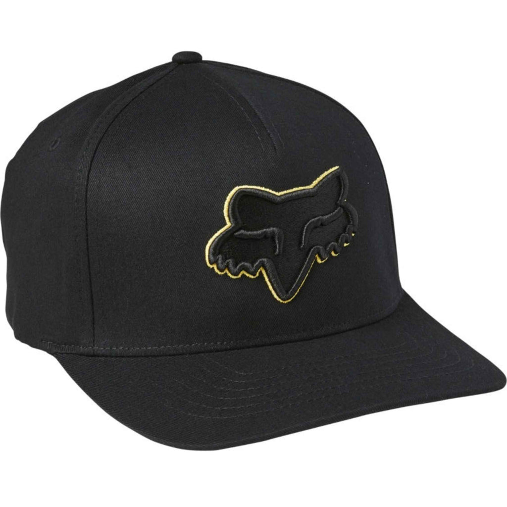 GORRA FOX EPICYCLE 2.0 FLEXFIT [NEGRO/AMARILLO]