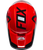 CASCO FOX V1 LUX, ECE [ROJO/NEGRO]