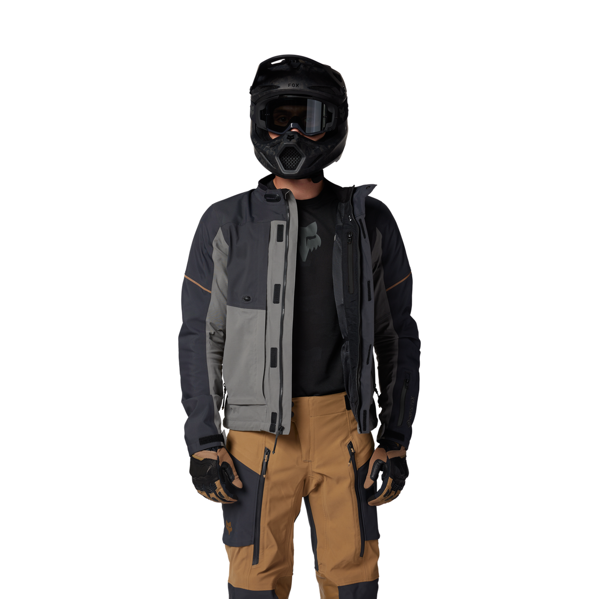 CHAQUETA FOX RANGER GORE - TEX ADV [GRIS/NEGRO]