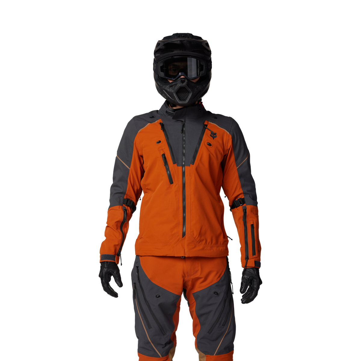 CHAQUETA FOX DEFEND GORE - TEX ADV [NARANJA/GRIS]