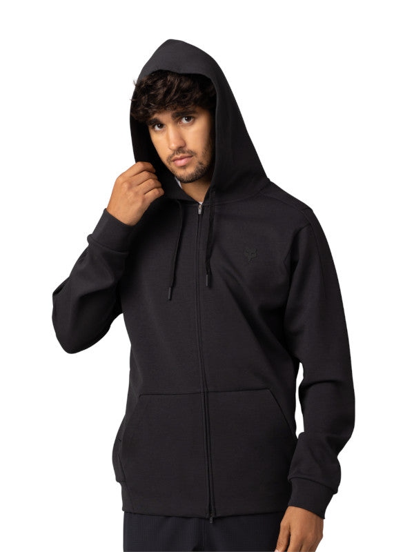 BUZO FOX RISE ZIP [NEGRO]