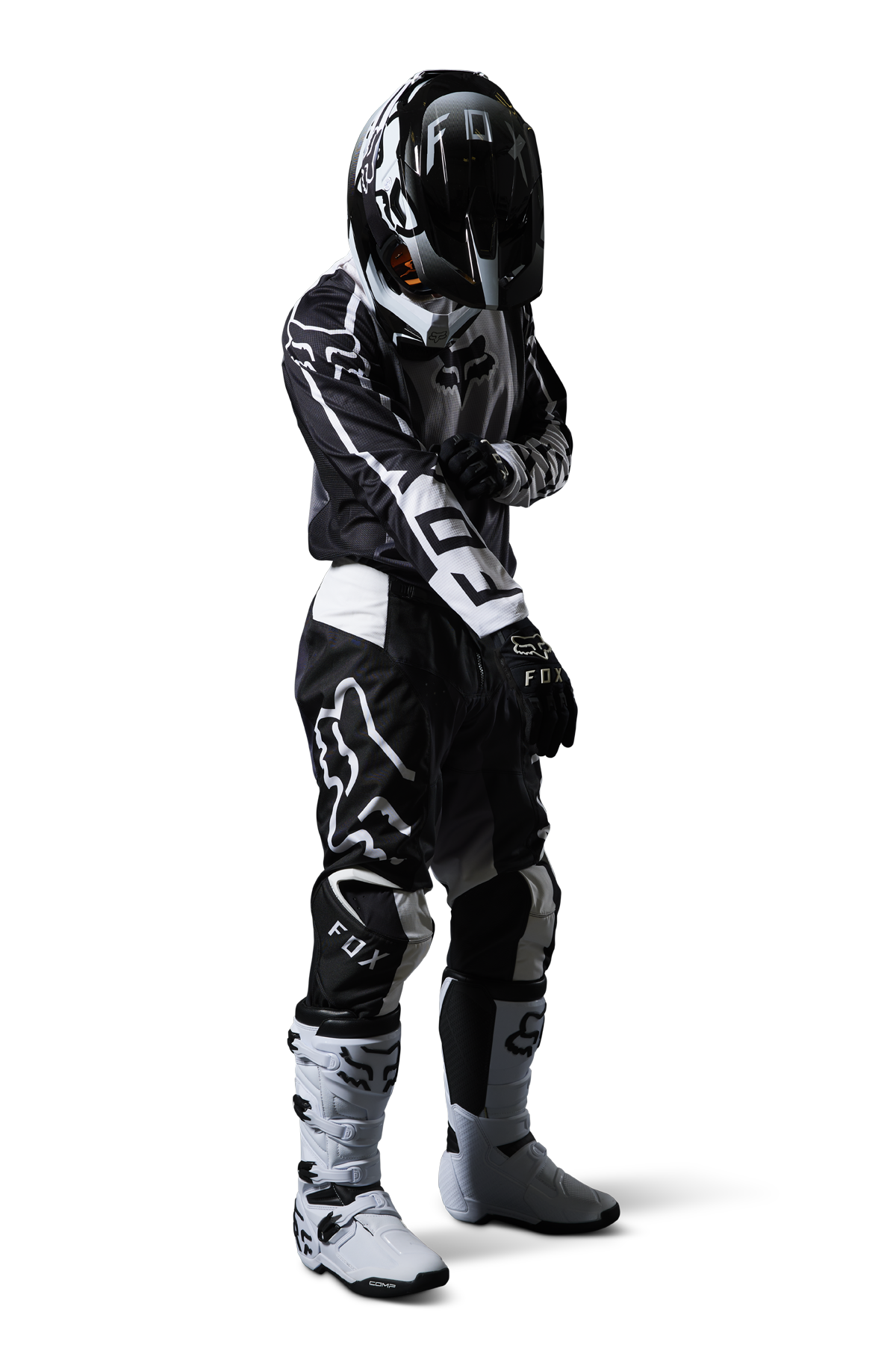 UNIFORME FOX 180 LEED BLACK [BLK/WHT]