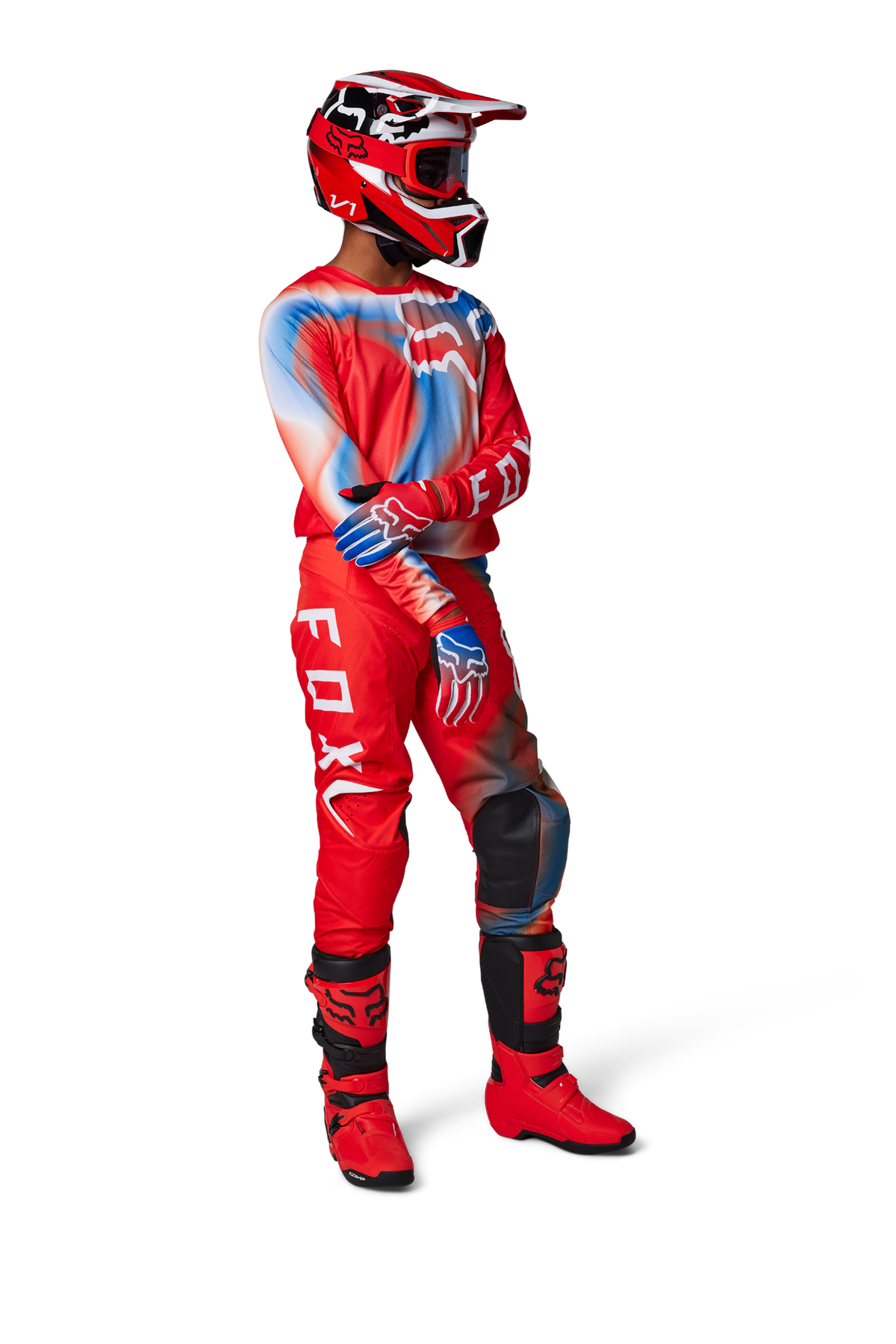 UNIFORME FOX 180 TOXSYK [FLO RED]