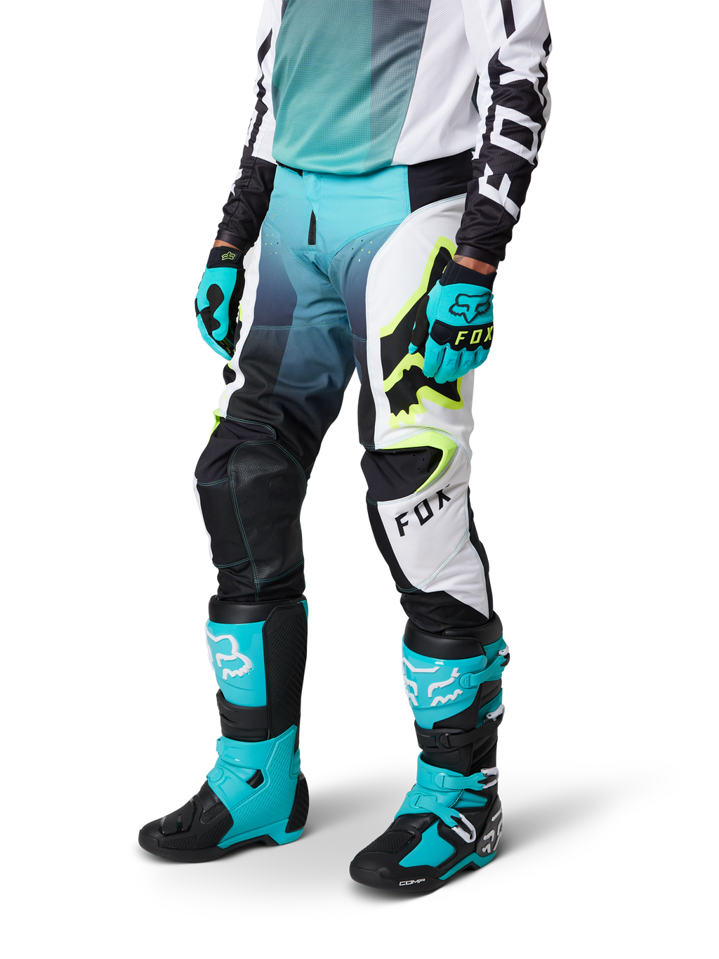 PANTALON FOX 180 LEED [AZUL/BLANCO]