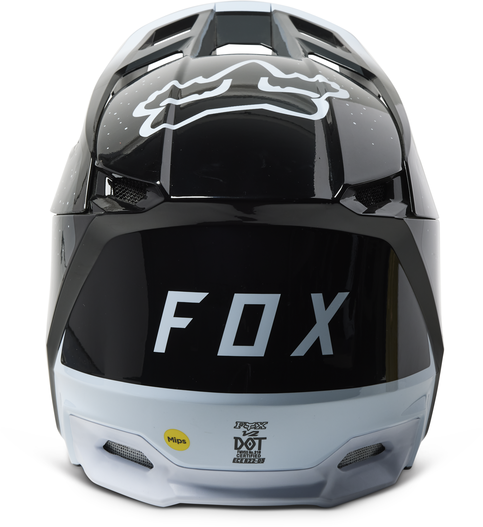 Casco Fox V1 Lux - Naranja Fluor