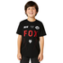 CAMISETA FOX SHIELD SS PREMIUM [NEGRO] (PARA NIÑOS)