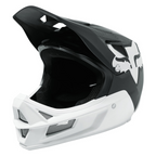 CASCO FOX RAMPAGE COMP [NEGRO/BLANCO]