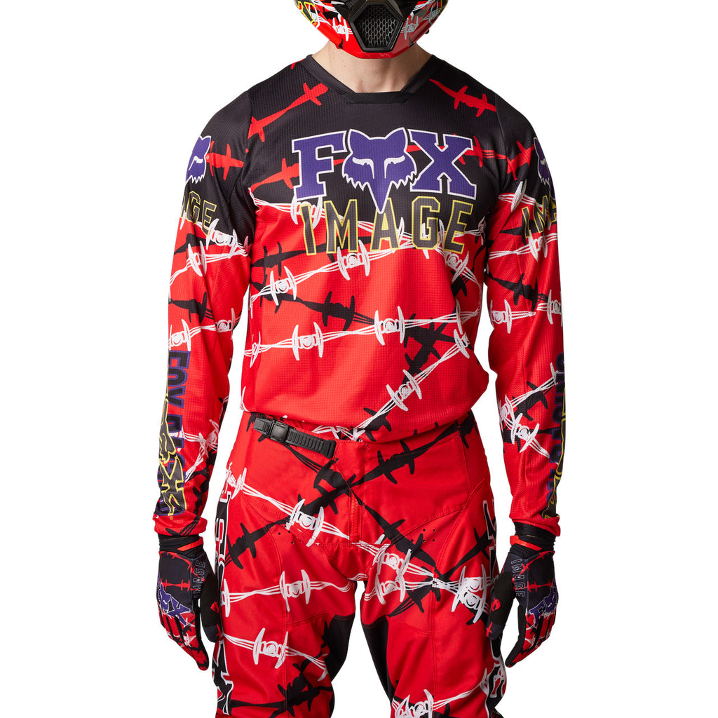 JERSEY FOX 180 BARBED WIRE SE [ROJO]