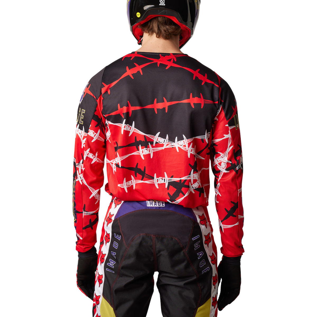 JERSEY FOX 180 BARBED WIRE SE [ROJO]