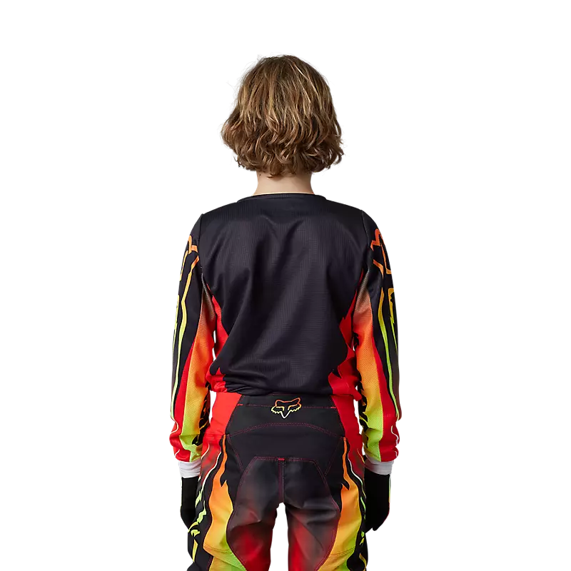 JERSEY FOX 180 STATK PARA NIÑOS [FLO RED]