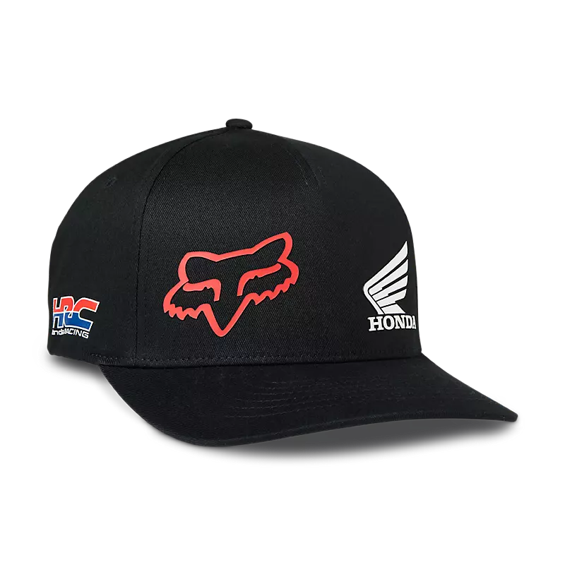 GORRA FOX X HONDA FLEXFIT [NEGRO] – Fox Racing Colombia