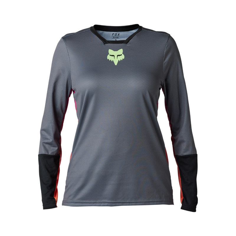 JERSEY FOX DEFEND RACE LS [GRIS] (PARA DAMA)