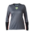 JERSEY FOX DEFEND RACE LS [GRIS] (PARA DAMA)
