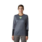 JERSEY FOX DEFEND RACE LS [GRIS] (PARA DAMA)