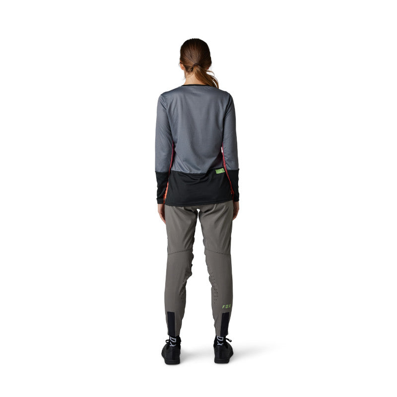 JERSEY FOX DEFEND RACE LS [GRIS] (PARA DAMA)
