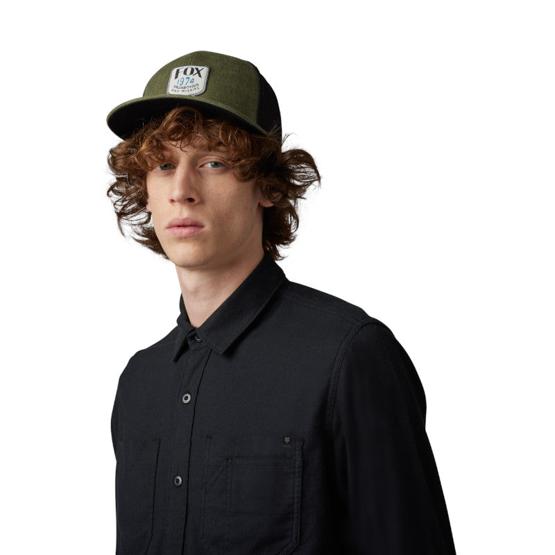 CAMISA RAMP UP UTILITY FLANNEL [NEGRO]