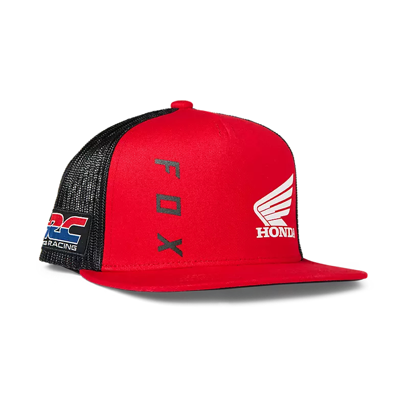 GORRA FOX X HONDA SNAPBACK PARA NIÑOS [ROJO]
