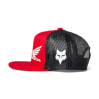 GORRA FOX X HONDA SNAPBACK PARA NIÑOS [ROJO]