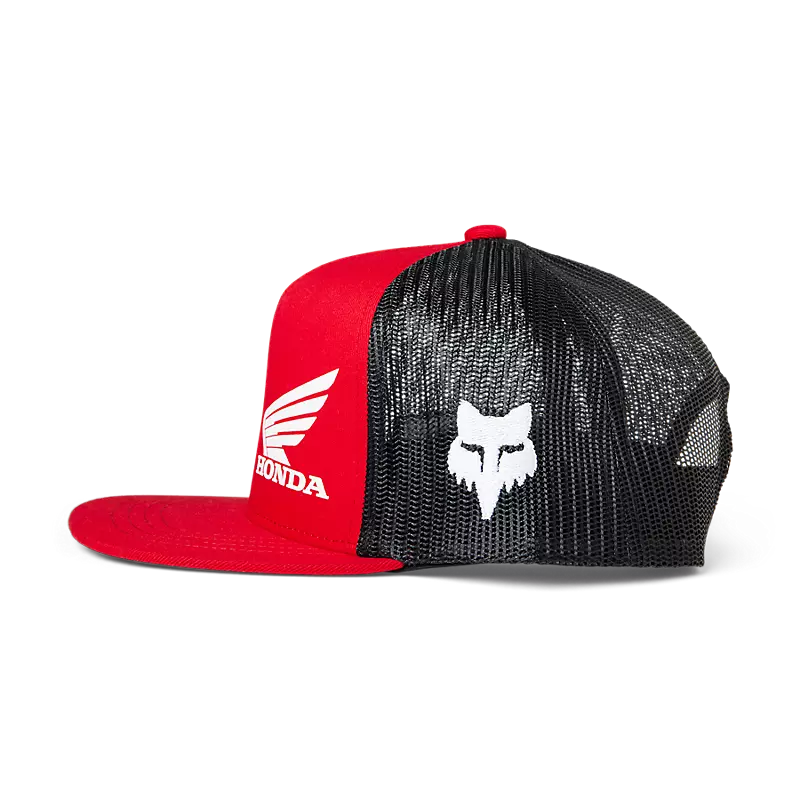 GORRA FOX X HONDA SNAPBACK PARA NIÑOS [ROJO]