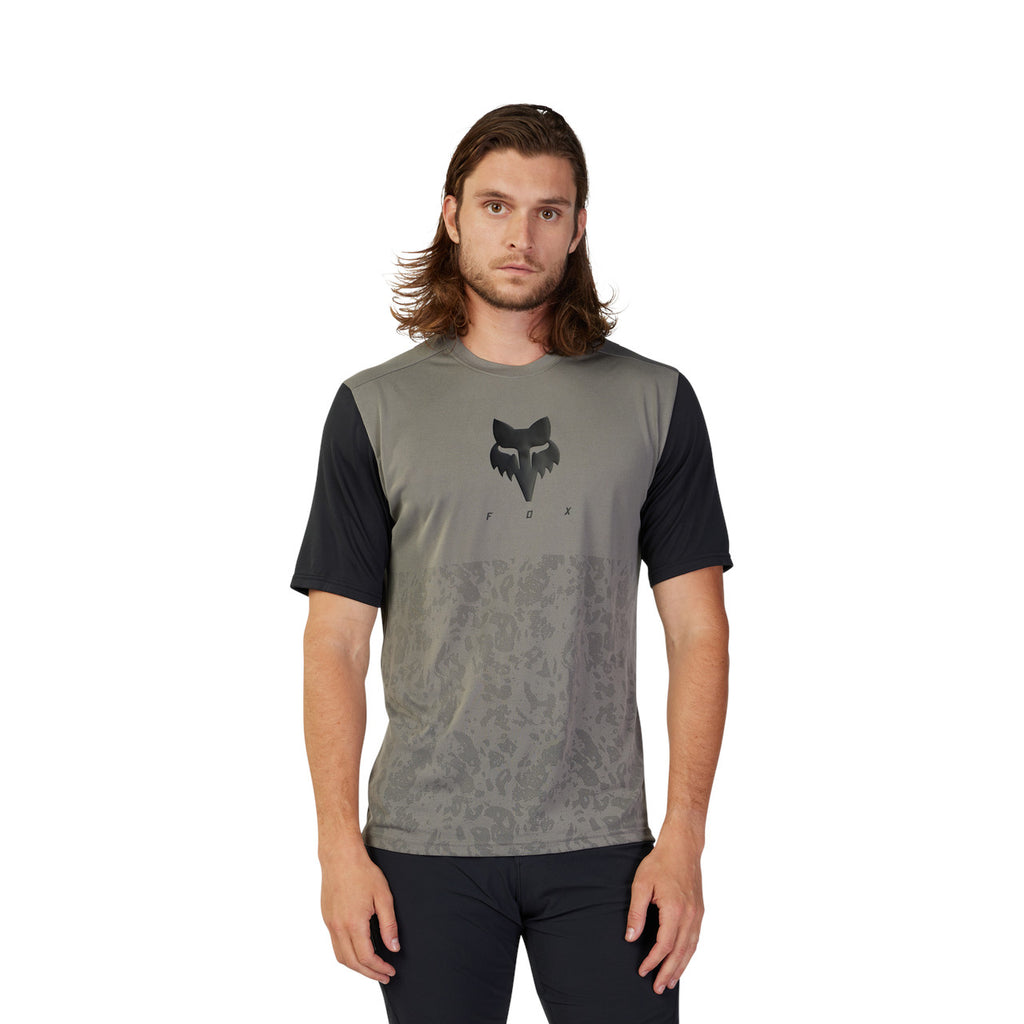 JERSEY FOX RANGER TRU DRI SS [GRIS/NEGRO]