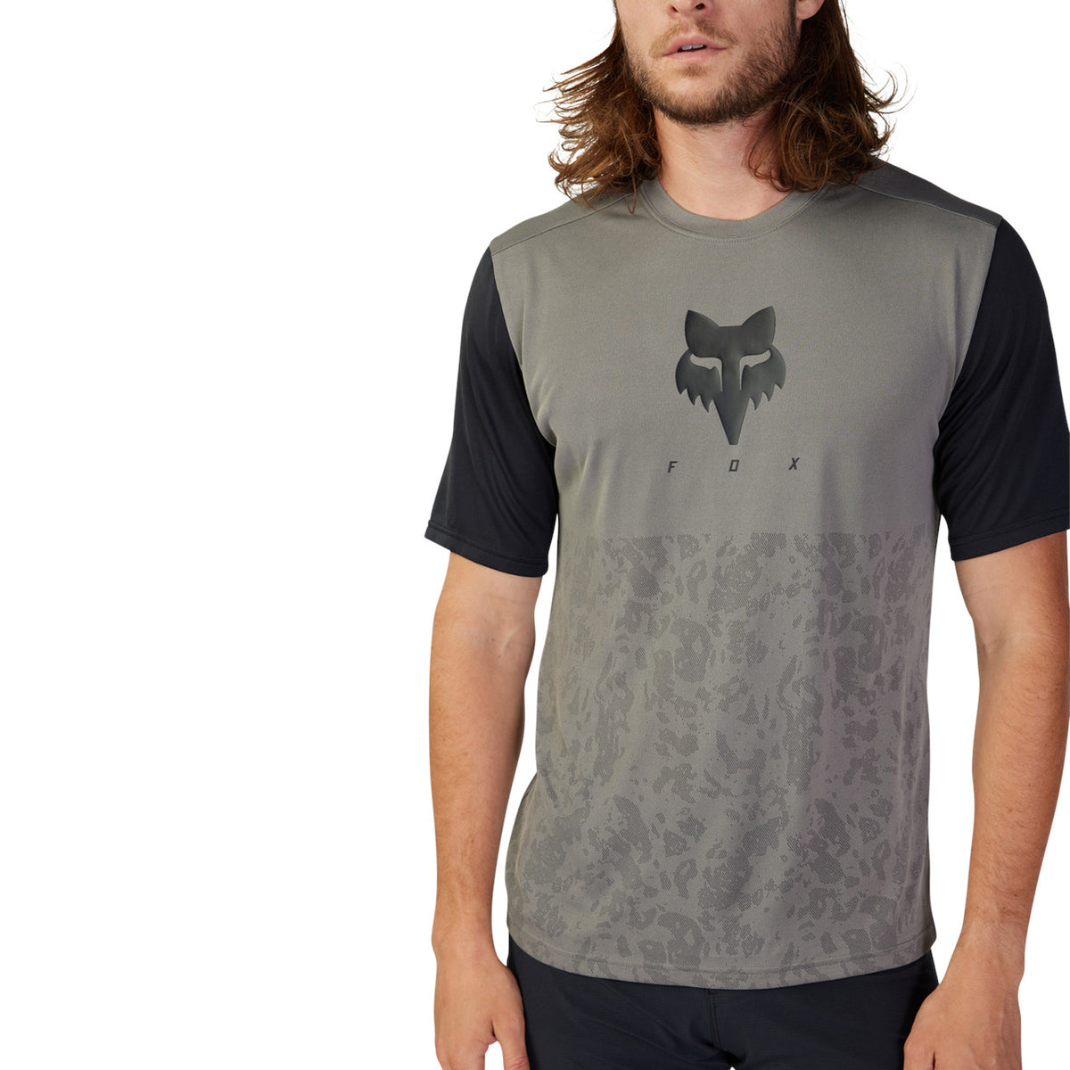 JERSEY FOX RANGER TRU DRI SS [GRIS/NEGRO]