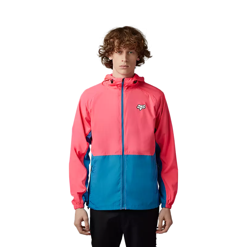 CHAQUETA FOX CORTAVIENTOS TITLE SPONSOR [ROSADO/AZUL]