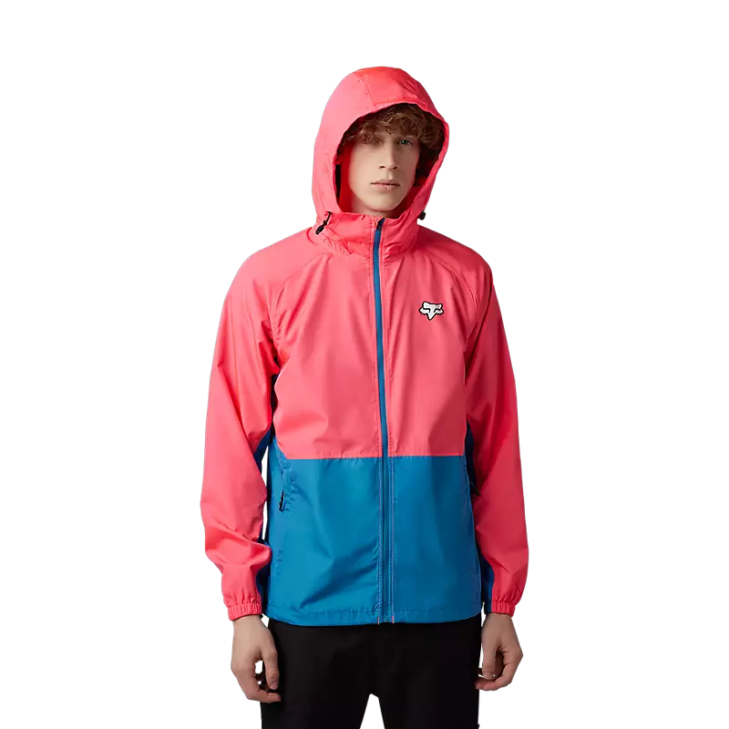 CHAQUETA FOX CORTAVIENTOS TITLE SPONSOR [ROSADO/AZUL]