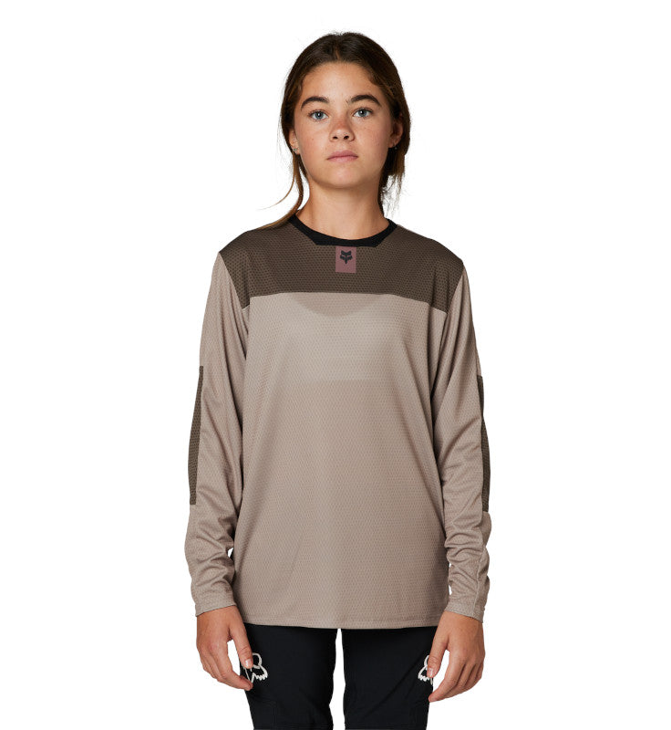 JERSEY FOX DEFEND LS [MARRÓN] (PARA NIÑOS)