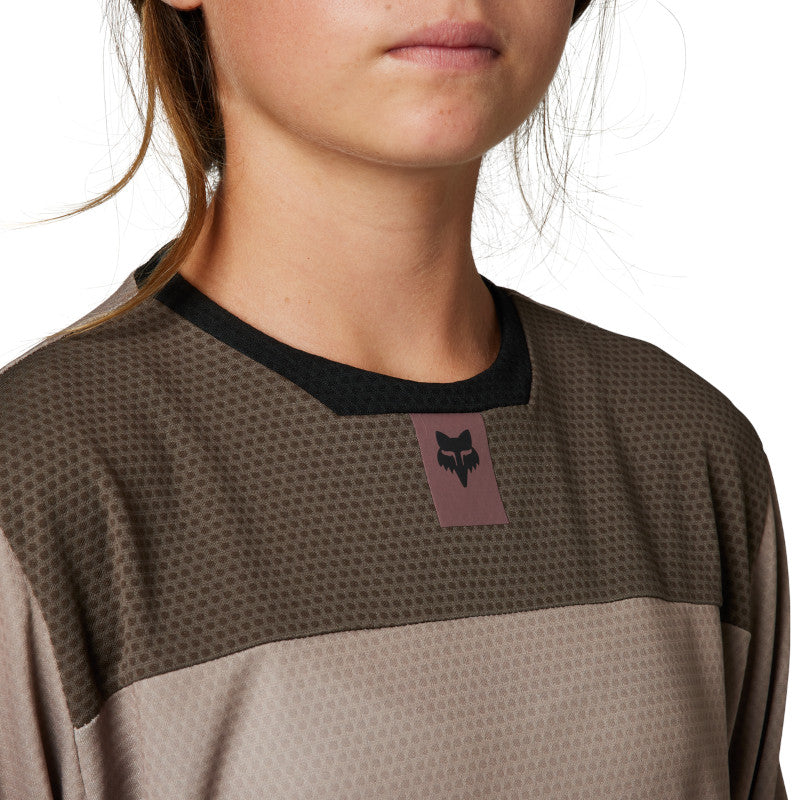 JERSEY FOX DEFEND LS [MARRÓN] (PARA NIÑOS)