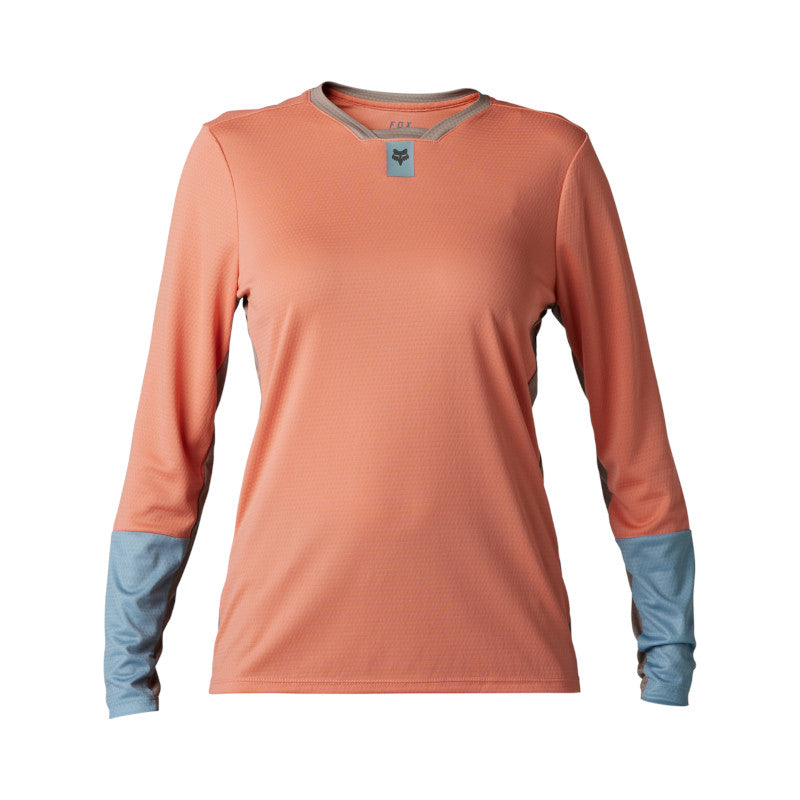 JERSEY FOX DEFEND LS [NARANJA] (PARA MUJER)