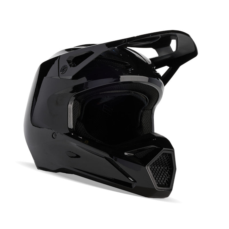 CASCO FOX V1 SOLID [NEGRO BRILLANTE]