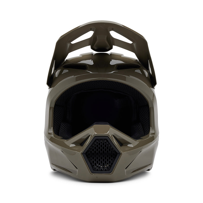 CASCO FOX V1 SOLID [CAFÉ GRISÁCEO]