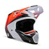CASCO FOX V1 STREAK [BLANCO/NARANJA]