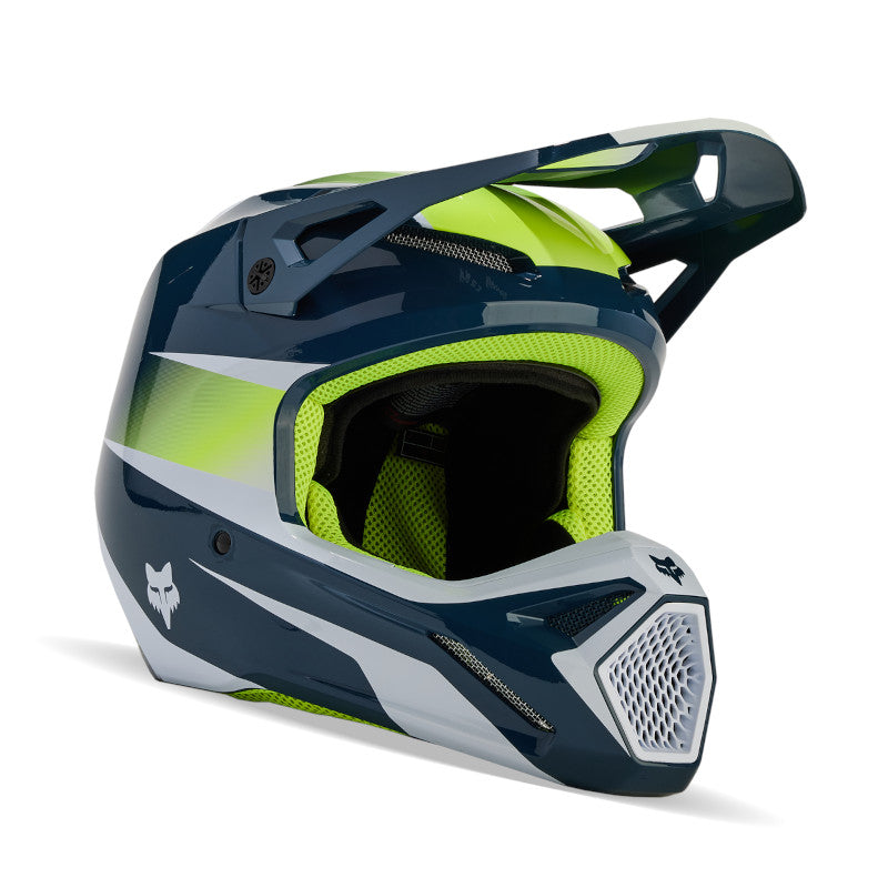 CASCO FOX V1 FLORA [AZUL]