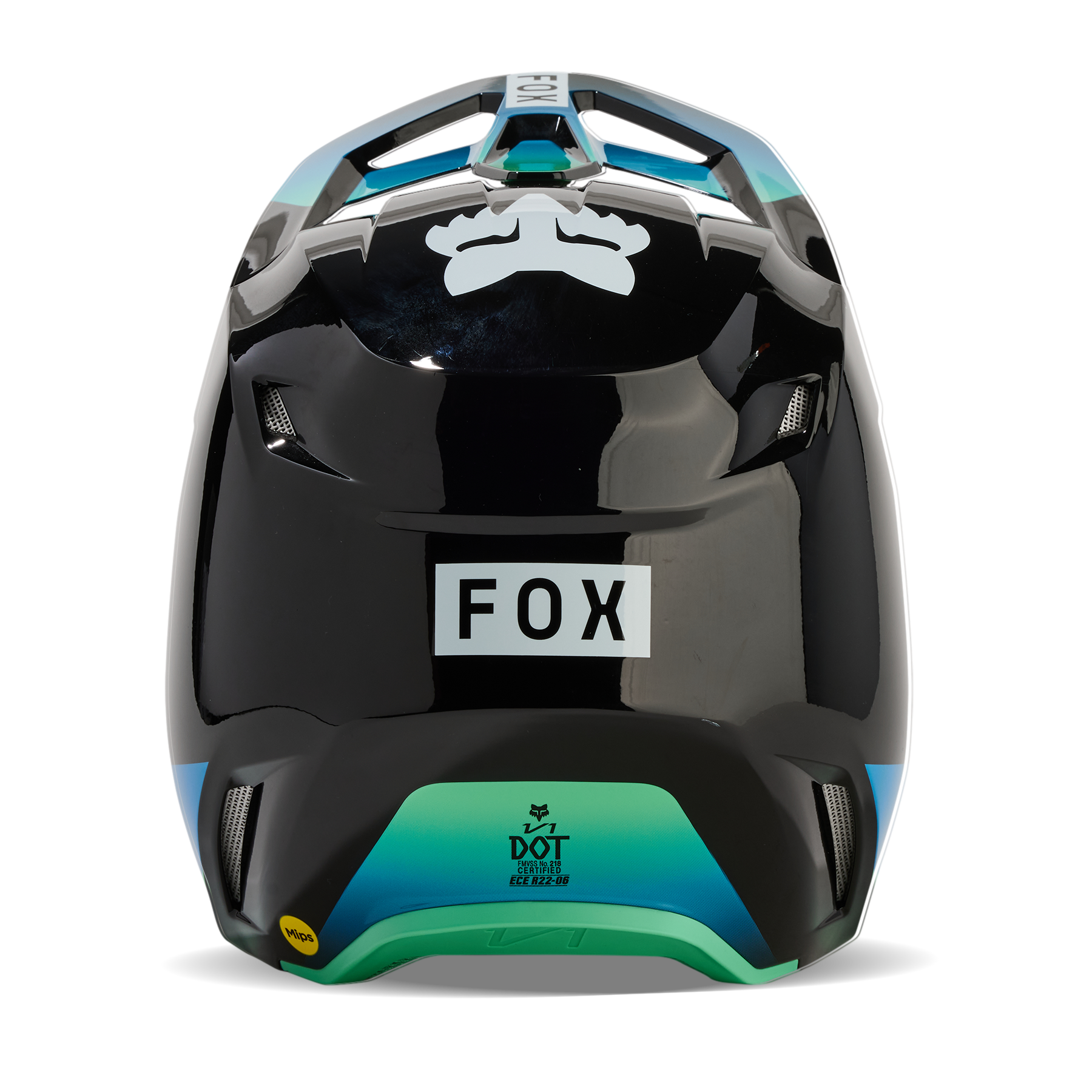 CASCO FOX V1 BALLAST [BLK/BLU] – Fox Racing Colombia