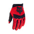 GUANTES FOX DIRTPAW [NEGRO/ROJO] (PARA NIÑOS)