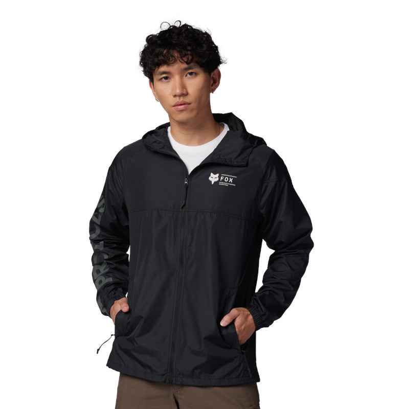 CHAQUETA ROMPEVIENTOS FOX BARGE [NEGRO]