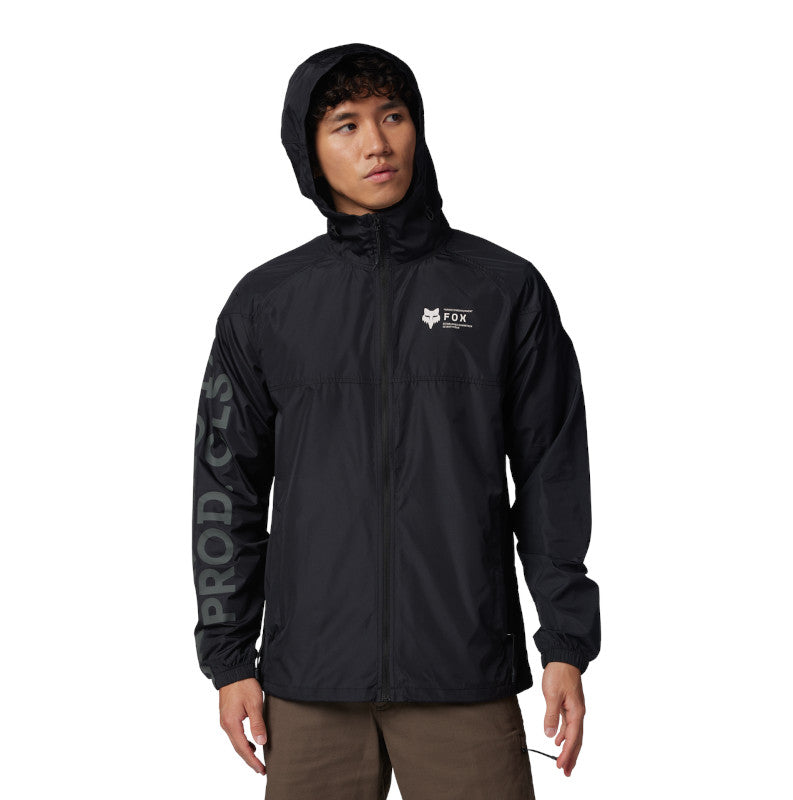 CHAQUETA ROMPEVIENTOS FOX BARGE [NEGRO]