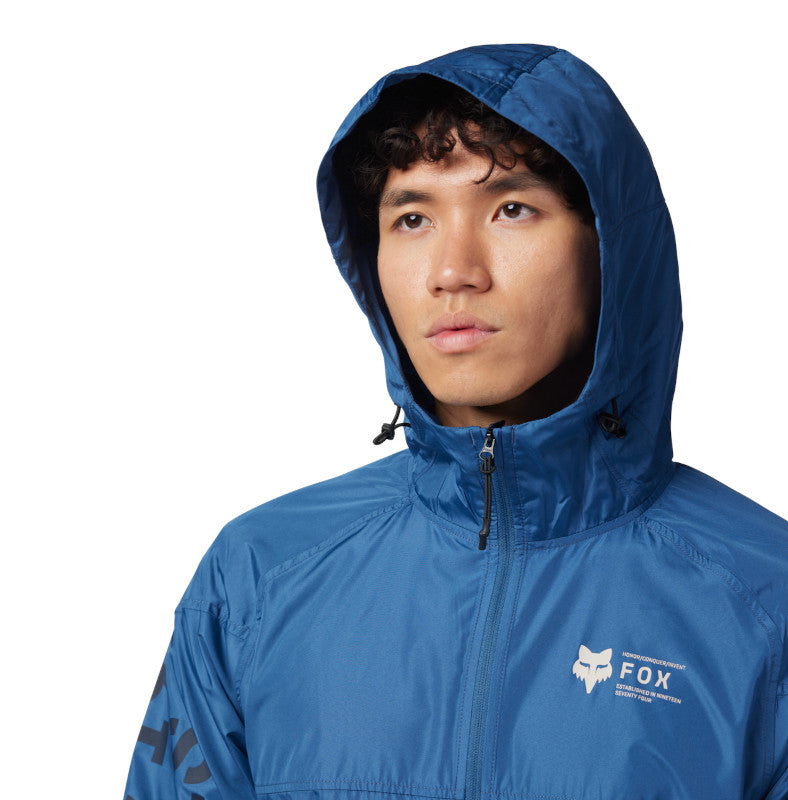 CHAQUETA ROMPEVIENTOS FOX BARGE [AZUL]