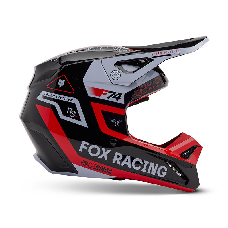 CASCO FOX V1 RACE SPEC [ROJO] (PARA NIÑOS)