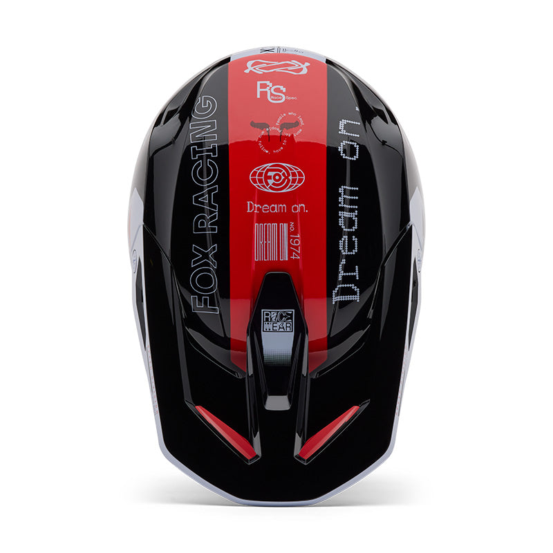 CASCO FOX V1 RACE SPEC [ROJO] (PARA NIÑOS)