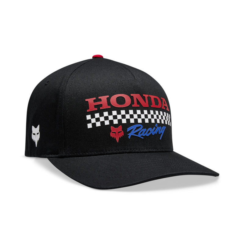 GORRA FOX X HONDA FLEXFIT [NEGRO]