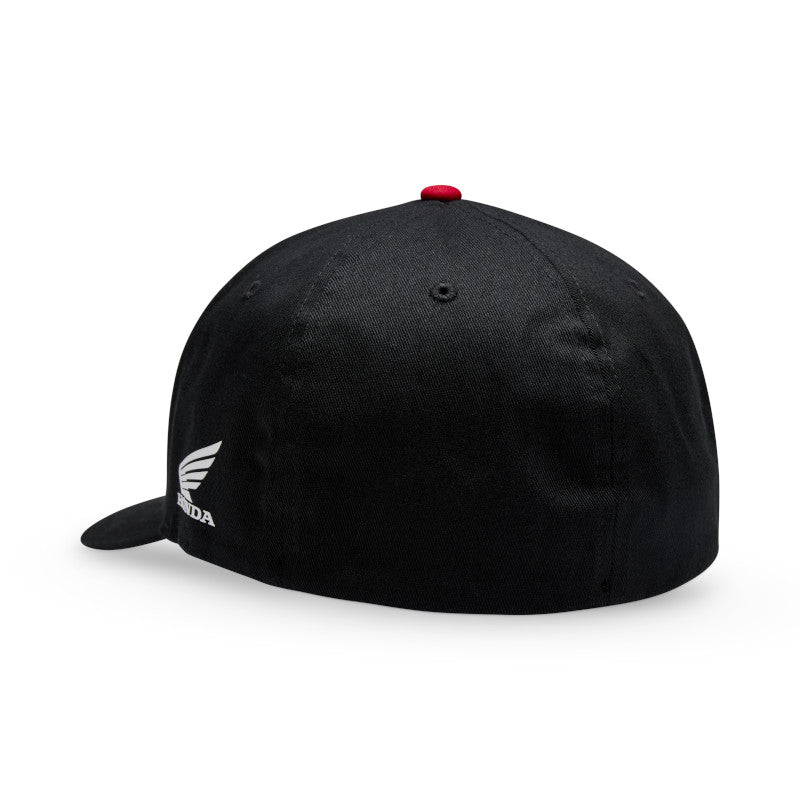 GORRA FOX X HONDA FLEXFIT [NEGRO]