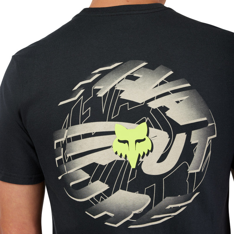 CAMISETA FOX SPIRAL SS PREMIUM LE [NEGRO]