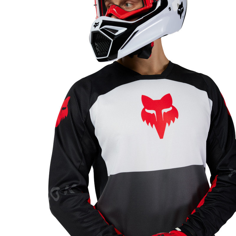 UNIFORME FOX 180 FLOW [BLANCO/ ROJO]