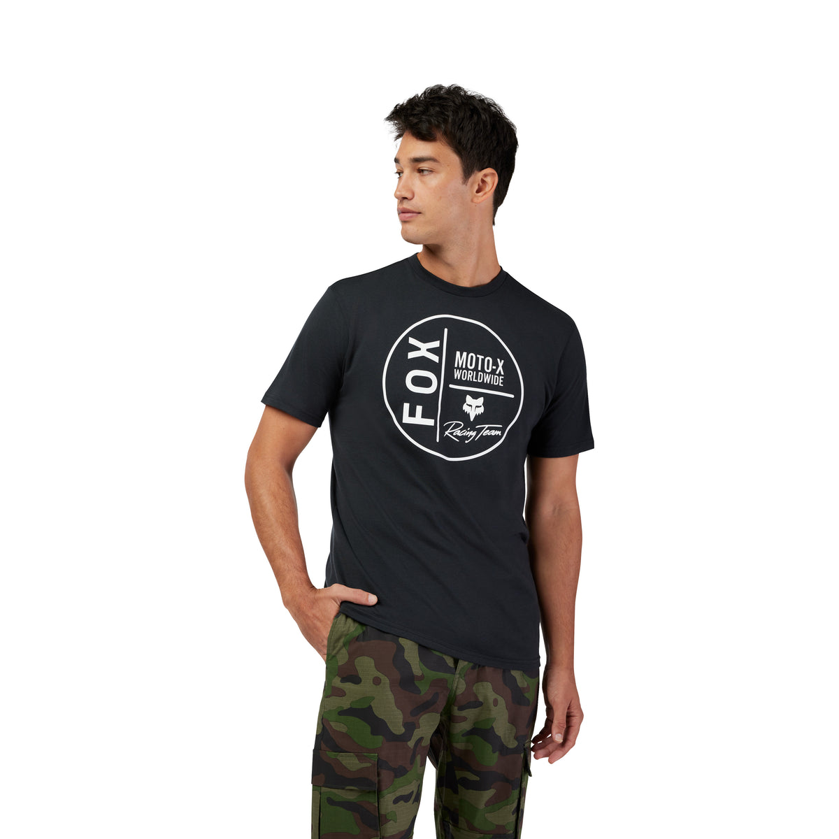 CAMISETA FOX WORLDWIDE SS PREMIUM [NEGRO]