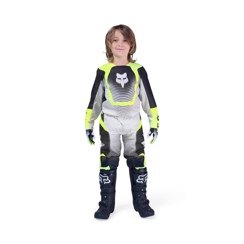 JERSEY FOX 180 SHIELD [GRIS/VERDE] (PARA NIÑOS)